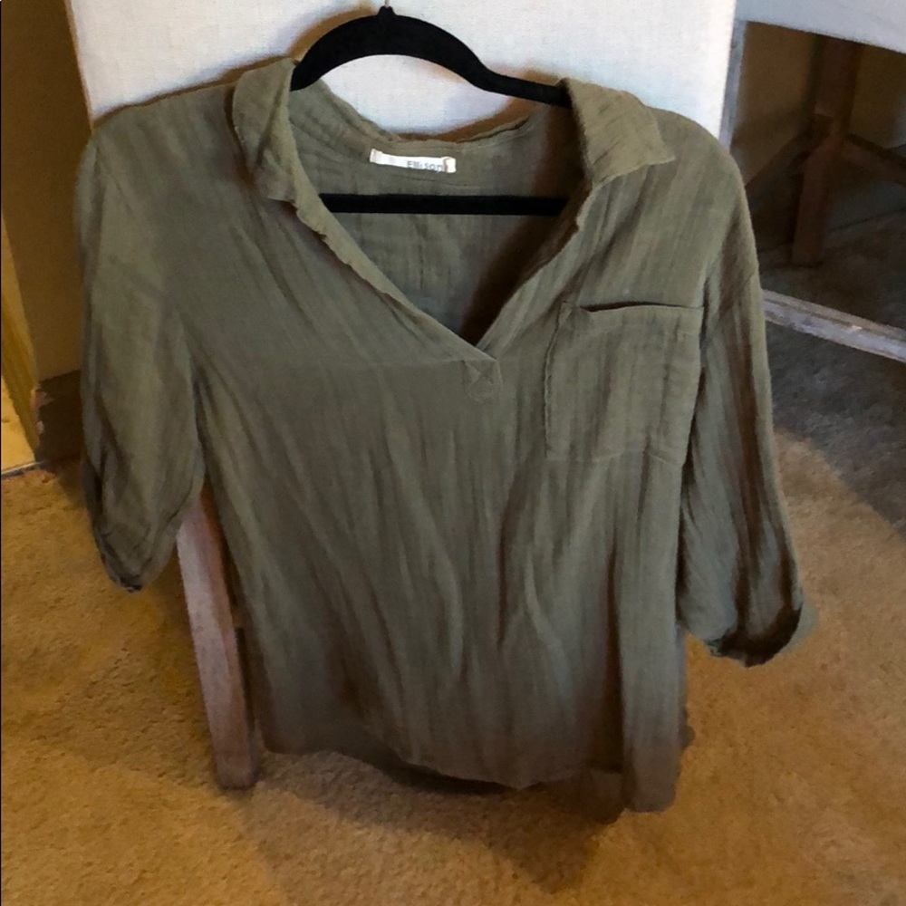 Button up top